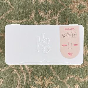 Kiara Sky Gelly Tips Short Coffin Gel Extension Nails